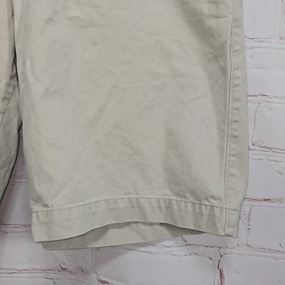 Banana Republic Light Khaki Flat Front Shorts Classicore Mens Size 36